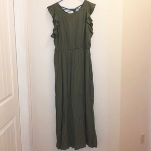 Maurices Olive Green Maxi Dress